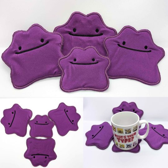 Lot de dessous de mug - violet