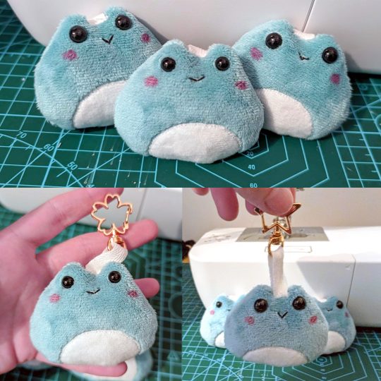 Petite grenouille porte-clef