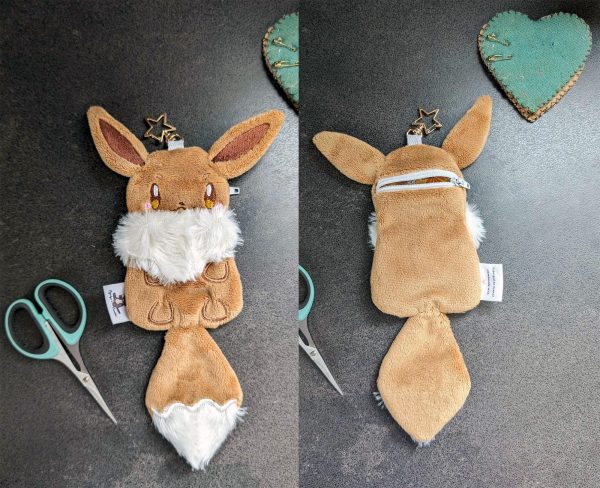 Petite pochette Chat-lapin